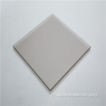 Feuille de polycarbonate solide de panneau mural gris brillant de 3 mm